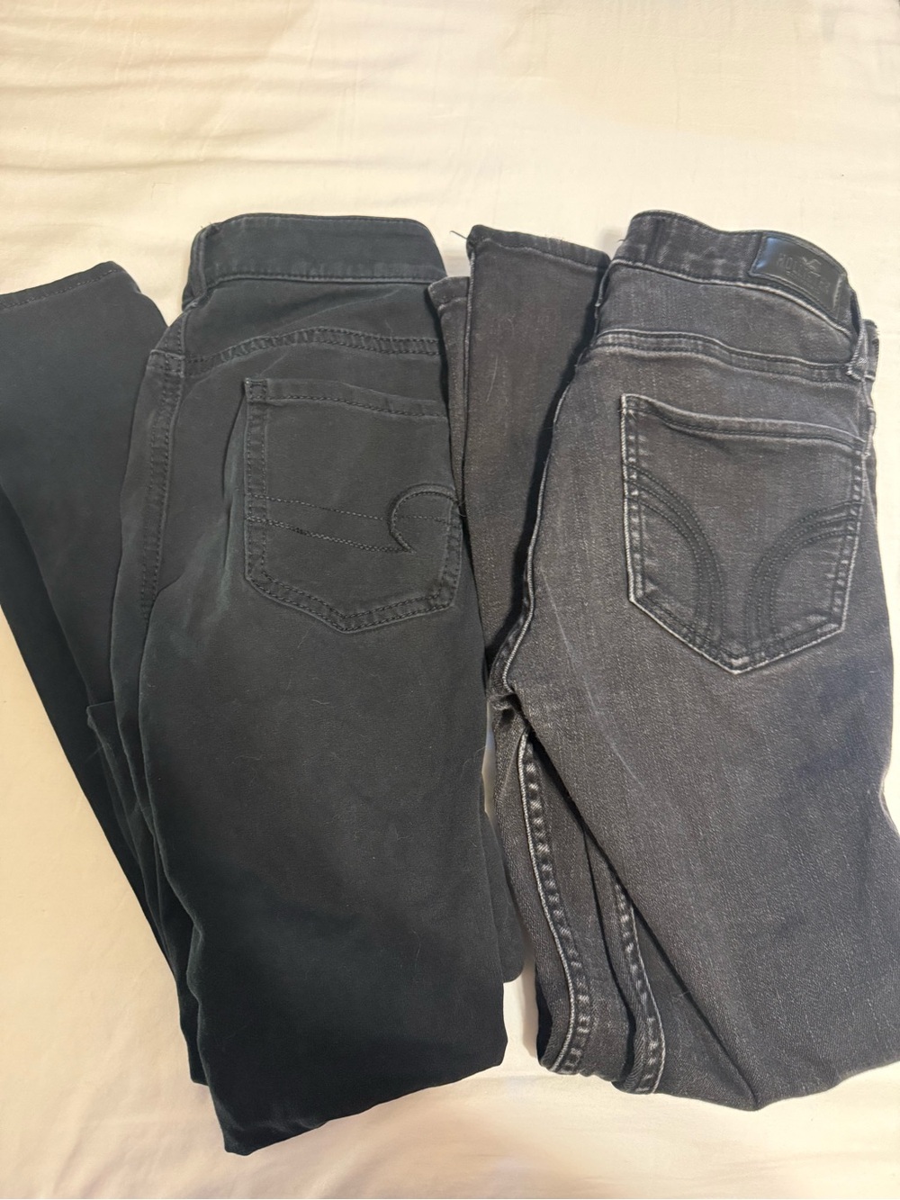 American Eagle Outfitters Women’s Black & Charcoal Skinny Jeans